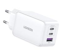 CARICABATTERIE DA MURO UGREEN Nexode USB 2*USB-C GaN Tech da 65 W, Bianco
