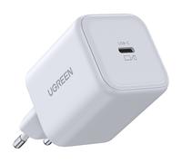 CARICABATTERIE DA MURO UGREEN X524 GaN USBC, Apple Smartphone Apple e Android, tablet, cuffie senza fili da 45 W, Bianco