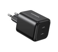 CARICABATTERIE DA MURO UGREEN X526 45W GaN caricatore da parete 2 porte USBC, UGREEN Universale da 45 W, Nero