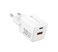 Caricabatterie da muro USB-A e USB-C type-c 30W 3A Forcell F-Energy Mini GaN III