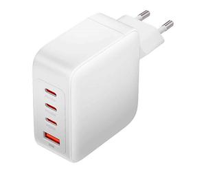 CARICABATTERIE DA MURO Vention FEIW0-EU GaN, 3 USB-C, 1 USB-A da 240 W, Bianco