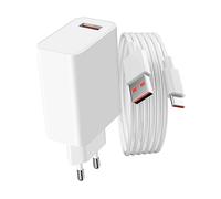 Spina USB da 33W + cavo da USB a USB-C bianco, prodotto originale Xiaomi.