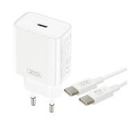 CARICABATTERIE DA MURO XO GSM172929 - 20W, Ricarica rapida con USB-C Power Delivery da 20 W, Nero