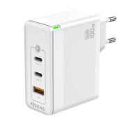 Caricabatterie Aisens GAN 100W - 2xUSB-C PD3.0 QC4.0 QC5.0 - 1xUSB-A QC3.0 - Bianco