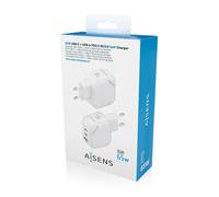 Caricabatterie da Parete Aisens ASCH-65W3P026-W Bianco 65 W [1 Unità]