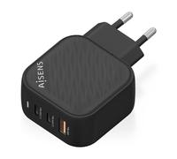 Caricabatterie da Parete Aisens ASCH-65W3P027-BK Nero 65 W [1 Unità]