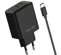 Caricabatterie da parete Beline GaN da 45 W con USB-A/USB-C e cavo USB-C/USB-C B