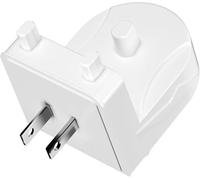 Caricabatterie da parete con spazzola elettrica per orale B, presa adattatore di ricarica wireless per Oral-B Pro/Vitality/Genius X/IO Series 3/4/5/6/7 (bianco)