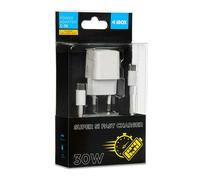 Caricabatterie da Parete Ibox iBOX C-38CW Bianco 30 W