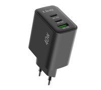 Caricabatterie da parete LinQ 40W - USB QC 3.0 + 2x USB-C Power Delivery