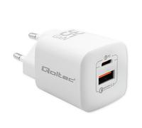 Caricabatterie da parete Qoltec GaN ULTRA da 35 W | 5-20 V | 2,25-3 A | 1 x USB