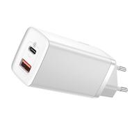 Caricabatterie da parete rapido GaN2 Pro USB USB-C QC PD da 65 W, bianco