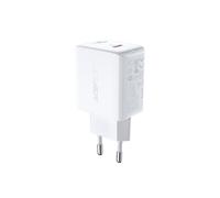 Caricabatterie da parete rapido USB-C da 20 W con Power Delivery, colore bianco.