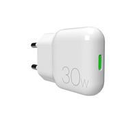 Caricabatterie da parete USB-C GaN da 30 W - Bianco