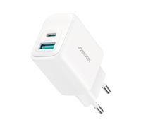 Caricabatterie da parete USB-C USB-A 20W PD QC 3.0 - Bianco
