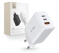 Caricabatterie da parete USB-C USB-A C65W PD 65W QC - Bianco