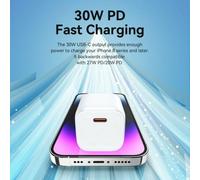 Caricabatterie da Parete Vention FAKW0-EU 30 W USB-C Rosa NEW