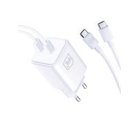 CARICABATTERIE DA RETE 3MK Cargador 3MK Hyper 45W con Cable USB-C Bianco