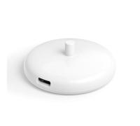 Caricabatterie da viaggio per spazzolino elettrico di ricambio, sottile, compatibile con spazzolino elettrico Philips Sonicare serie HX, mini caricatore portatile induttivo, base di tipo C