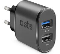 Caricabatterie da viaggio SBS a carica rapida da 3100 mAh con due uscite USB da