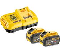 Caricabatterie DeWALT XR FLEXVOLT + 2 batterie da 9,0 Ah DCB118X2