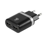 Caricabatteria da rete con 2 porte Usb - 2400 mA - 100/230V