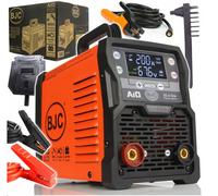 Saldatrice Inverter 3in1 con Caricabatteria e Avviamento Starter Auto | 200A | 14x30x20 cm | Sistema VRB e Raffreddamento Attivo