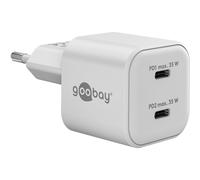 Caricabatterie doppia rapida USB-C PD GaN Nano 35W bianco 75334
