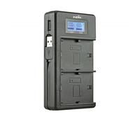 Caricabatterie doppio JUPIO compatibile con CANON LP-E6N - Nouvo