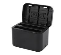 Caricabatterie Doppio per Action Camera per X4 Action Camera Hub di Ricarica Rapida con Slot per Scheda Micro USB Tipo C Cavo ABS Nero