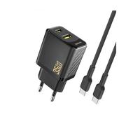 CARICABATTERIE DUDAO A27MaxCEU PD QC USB-A USB-C da 35 W, Nero