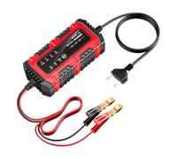 Caricabatterie E Mantenitore Automatico 1.5A 6V/12V, Ricarica Intelligente A Ricarica Lenta Con Multi Protezioni Di Sicurezza, Compatibile Con Auto, Moto, Barca, Camper, Per Uso Domestico