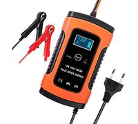 Caricabatterie E Mantenitore Per Auto Moto, Fast Power Charging Pulse Repair Charger Wet Dry Lead Acid Battery-Chargers Car Jump Starter Emergency Starting Power With Digital LCD Display