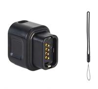 Caricabatterie elettronico per deragliatore posteriore per Shi-mano DI2, EC300 a adattatore di tipo C, convertitore da 4 pin a USB-C per deragliatori DI2 a 12 velocità (nero per adattatore di ricarica