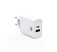 Ewent EW1321 Caricabatterie per dispositivi mobili Universale Bianco AC Ricarica rapida Interno