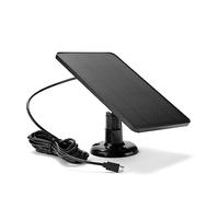 Caricabatterie For Celle Solari Da 10 W 5 V USB 2 In 1 Che Ricarica Pannelli Portatili For Telecamera Di Sicurezza/piccolo Illuminazione Domestica Facile Installazione(Black 2in1)