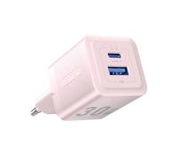 Vention Caricabatterie GaN a 2 Porte USB (C + A) (30W/30W) - Rosa NEW