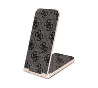 CARICABATTERIE GUESS GUDCFAL4PEGW MagSafe pieghevole 2 in 1 da 15 W, Marrone