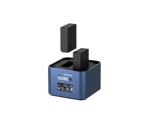 Caricabatterie HAHNEL ProCube2 compatibile con Panasonic DMW-BLC12, BLF19, BLJ31, BLK-22 - Nouvo