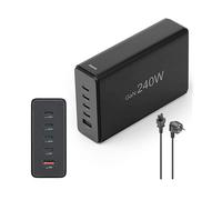 CARICABATTERIE HAMA 00201977, HAMA Computer portatile, power bank, smartphone, tablet da 240 W, Nero