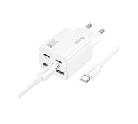 caricabatterie HOCO N56, Universale da 30 W, Bianco