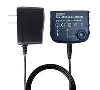 Caricabatterie HQRP Per Batterie A Li-Ion 20V MAX Black & Decker, LCS1620