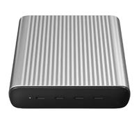 CARICABATTERIE HYPER da desktop HJGAN245-EU da 100 W, Nero, Argento