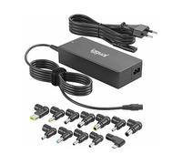 iggual Caricatore universale portatile- Caricatore 90W- CUA-C-12T- 90W- C- Adattatore uscita tipo C e 12 pin DC- Compatto- Protezione multipla- Compatibile con HP, DELL, ASUS, Acer, ecc