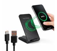 Caricabatterie induttivo per Samsung Galaxy S25 Ultra/S24 Plus/S23 FE/S22/S21, per Google Pixel 9/8 Pro/7a/6 XL, per iPhone 16/15/14/13/12/11