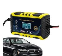 Caricabatterie intelligente, caricabatterie per auto - Caricabatterie per schermo LCD da 12 V con funzione di riparazione,Caricabatteria per veicoli, mantenitore della batteria, protezione contro il