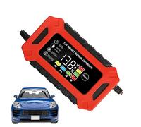 Caricabatterie intelligente da 12 V - 6 A completamente automatico con compensazione della temperatura | Caricabatterie a regime lento per moto, auto, tosaerba, barca |