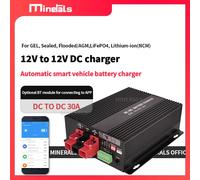 Caricabatterie intelligente da cc a cc 12V 30A con supporto Booster app Bluetooth batteria al litio caricabatteria di temperatura di ricarica completamente automatico