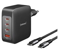 CARICABATTERIE INTENSO 7814010 con cavo USB tipo-C da 140 W, Nero