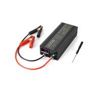 Caricabatterie Lifepo4 da 60 A, Caricabatteria da 0 A 15 V, Caricabatteria Rapido per Auto, Adattatore Ad Alta Potenza da 12,6 V, Spina UE